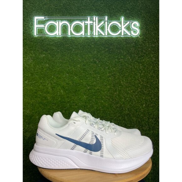 Nike Run Swift 2 Mens Size 14 Shoes White Blue Running Sneakers NEW CU3517-101 - Picture 1 of 8